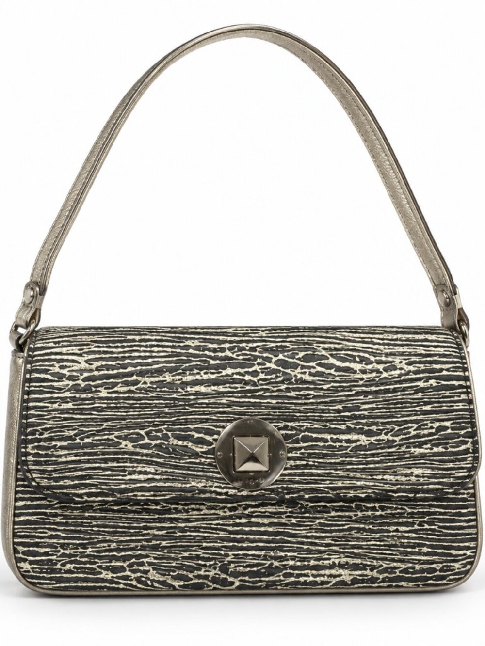 Kate Spade Gold Brown Two-Tone Shoulder Bag